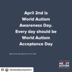 Melissa Joan Hart Instagram - April is #autismacceptancemonth and today is #worldautismawarenessday Accept and embrace the neurodiversity in humanity and make a more inclusive world. #Repost @storiesaboutautism Having an ‘Autism Awareness Day’ is great, but it also needs to be more than just a gimmick, spoken about for a day then forgotten. ⁣ What we really need is for the world to listen and make a change. Starting with listening to and amplifying the voices of autistic people. Listening to the experiences of the family as a whole. For people to be more accepting of difference. ⁣ ⁣ For the world to realise that girls can be autistic too. For governments to make more services available and better access to the community for our loved ones. ⁣ ⁣ For companies to be more inclusive, and ensure that autistic people have the same life opportunities that the rest of the world has.⁣ ⁣ I think the world is becoming more ‘aware’ of the word autism. Now we need to push for more than that. ⁣ ⁣ And though it may feel heavy, I think that responsibility falls on us, the people who are already aware, accepting, and understanding. We are going to have to change the world one person at a time. ⁣ ⁣ So how best can you do that? If you feel able to, talk about autism, write about autism, make videos about autism. Whatever you feel like you can do.⁣ ⁣ Start with your friends and family. Make sure they really understand what autism means for your life. If you can’t find the words, share with them somebody else’s that resonate with you. ⁣ ⁣ If you’ve already done that, what about your work colleagues, the kids at school, the staff in your local restaurant. Who are the people you come across every day, that it would make your life easier if they actually understood autism more?⁣ ⁣ If we can make an impact on everyone we come into contact with, within our local community, then we really can start to make a difference, one person at a time. ⁣ ⁣ So celebrate and acknowledge April 2nd then, let’s see what impact we can really make all year round ❤️ #worldautismawarenessday #autismawarenessmonth #autismawarenessday