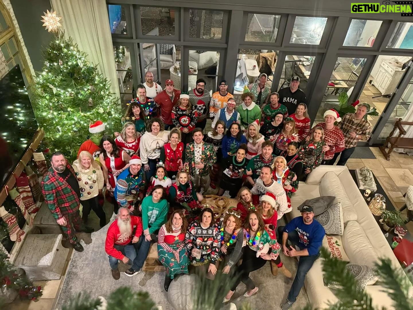 Melissa Joan Hart Instagram - 13th annual #UglySweater party is in the books and it was a rowdy one to say the least with some of my nicest and naughtiest pals in Nashville. The yummy drinks were flowing, the laughs were straight from the belly and the sweaters were ugly (well more like silly!)