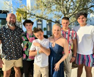 Melissa Joan Hart Instagram - Birthday dinner to celebrate Brady's 16th and Nikos 18th!