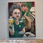 Melissa Joan Hart Instagram - What do you see? At first I thought it was a grumpy woman at a bistro side-eyeing a naked guy having his armpit licked by a goat. But then I spent a little more time looking. #Perspective
