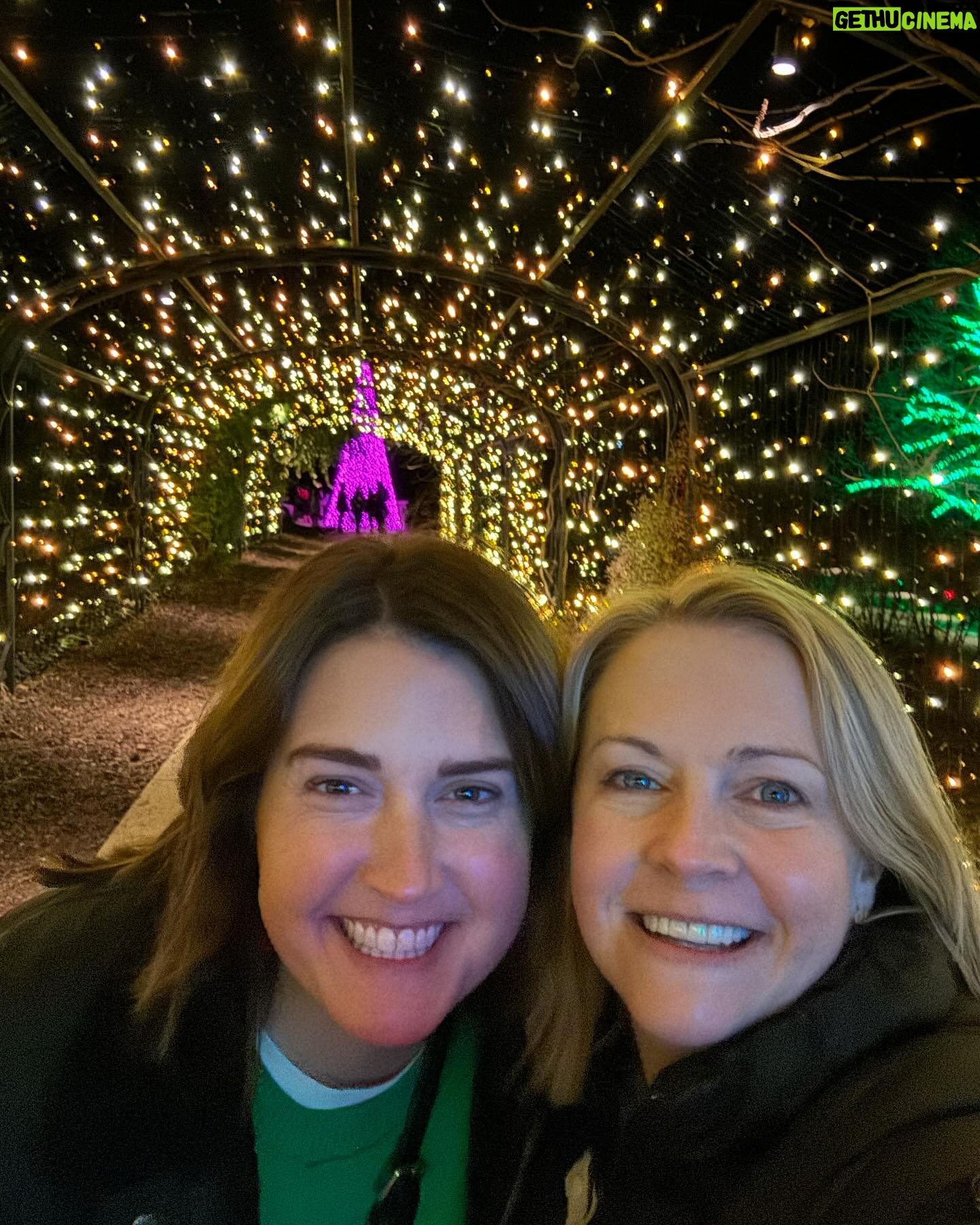 Melissa Joan Hart Instagram - My happy place during the season of lights.... @cheekwood with my girl @brooke_b_nicholson. Lights, camera and spiked hot coco is all we need.