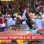 Melissa Joan Hart Instagram - One of my favorite traditions is watching the @macys parade! And being in the industry I ended up in, it's usually got a few of my friends involved! Love my @nickelodeon family @kenanthompson & @iamkelmitchell! And slide for my other buddy!