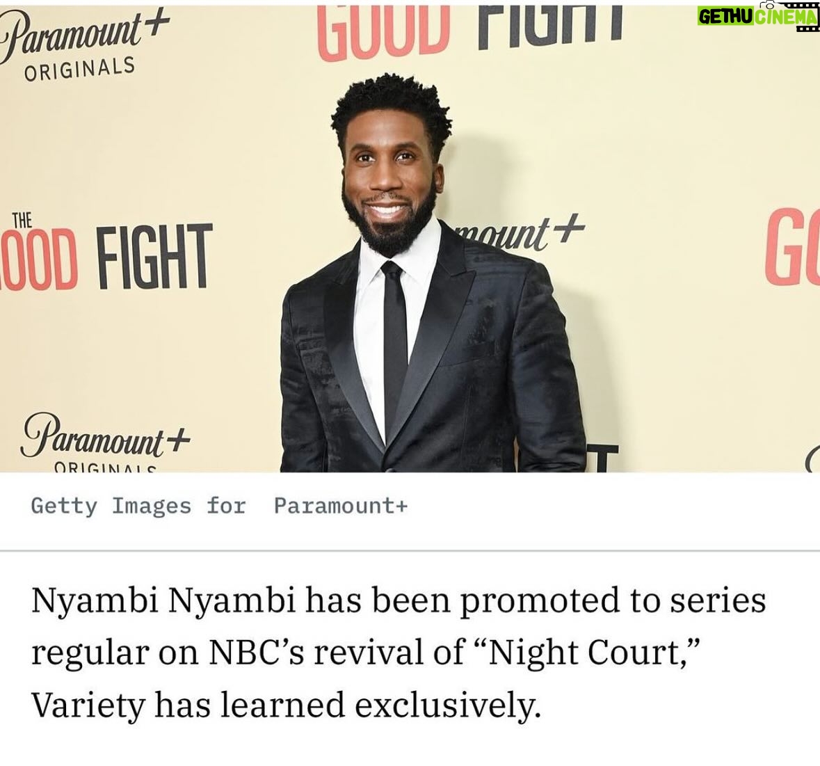 Melissa Rauch Instagram - So thrilled to share this news about the extremely wonderful and talented @nyambi I know you will all love watching him every week as much as I love getting to work with him every day! #NightCourt ♥️
