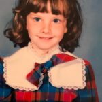 Melissa Rauch Instagram - #FBF Right before the school photographer snapped this pic he said, “Your bow is crooked.” I didn’t register what he meant and thought it was another way of saying: “Say cheese!” The look on my face is me trying to figure out how to respond. (Do I repeat back, “Your bow is crooked?!” Or do I say “MY bow is crooked?! Why can’t I just say “cheese?!”) He took a half a second more to try to explain it to me, but got fed up with my confusion and took the picture. As I was walking away he said, “Tell your mommy I tried to fix it.” I was panicked and further confused. He knew my mommy!? It wasn’t until we got the pictures back and saw the crooked bow that I understood what he had said. I was so upset with myself that I came home crying, devastated that I didn’t fix my bow before the picture. My mother told me that she loved it. “The crooked bow made it special,” she said. “You will look back on this picture one day and love it too.” She was right. May all your bows be crooked. 🎀