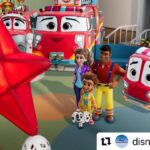 Melissa Rauch Instagram - Love getting to be a part of this awesome show! Check out #Firebuds on @disneyjunior Kids will absolutely adore it, but I also guarantee grown-up kids (aka: adults) will too! ♥️🚒♥️🚒 Repost @disneybrandtvpr with @use.repost ・・・ The #Firebuds team celebrates #Christmas and #Hanukkah in the latest episode, which is now available on @DisneyJunior! Plus, Melissa Rauch and Lou Diamond Phillips recur as Bo’s mom and dad, Beth and Bill Bayani. #DisneyBrandedTelevision #DisneyJunior