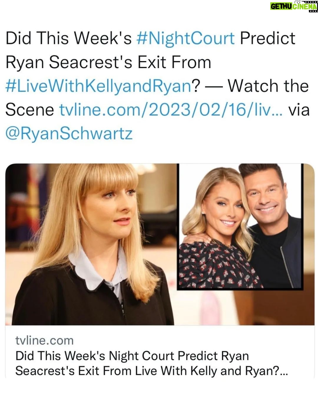Melissa Rauch Instagram - Check out a new #NightCourt tomorrow to see if our awesome writers predict any more major events! ***We shot this in JUNE! And thank you @TVline for realizing the psychic potential of #NightCourt