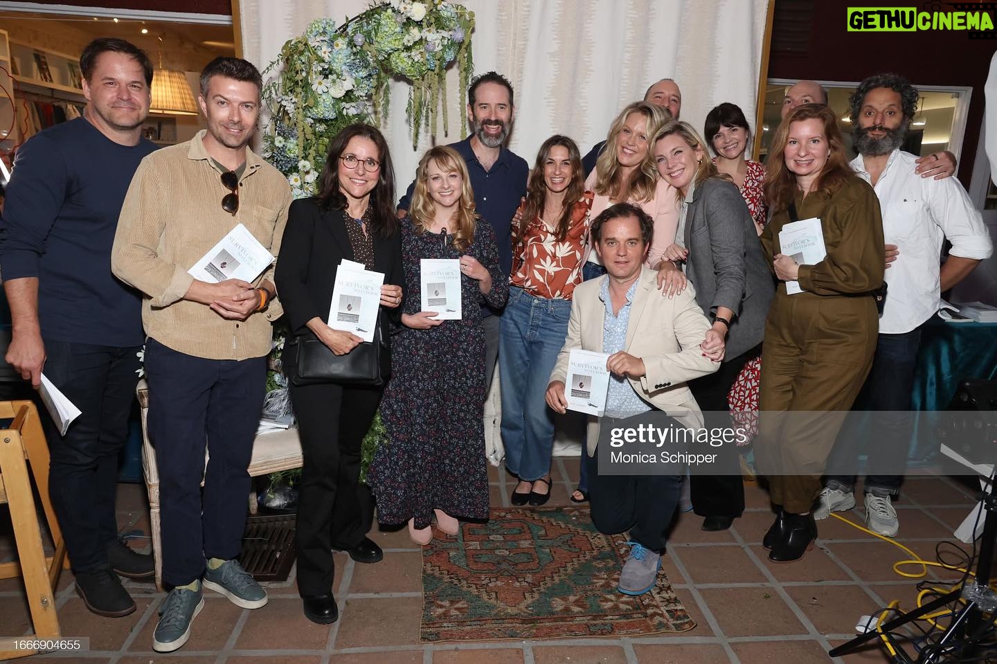 Melissa Rauch Instagram - Such an incredibly special evening for @su2c celebrating and reading the exquisite words of the brilliant @danobrienwriter with all of these amazing people hosted so beautifully by @stclairjessica and @danobrienwriter who I love so very much. Dan has three extraordinary books out now that I can’t recommend enough: Survivors Notebook, From Scarsdale: A Childhood and True Story: A Trilogy Please do your heart and soul a favor and check out these wonderful treasures!