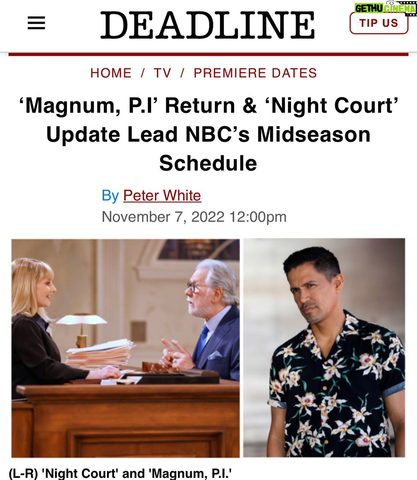 Melissa Rauch Instagram - So happy to share we have our official premiere date! Can't wait for you all to see NIGHT COURT on Tuesday, January 17th at 8pm on @nbc 💙