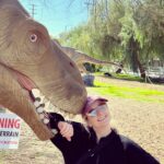 Melissa Rauch Instagram - You’ve really gotta take this life as it comes, you know? #unlikelyfriendship 🦖 🦕