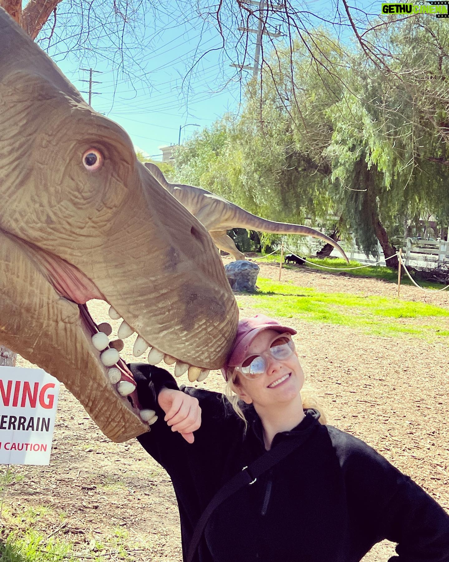 Melissa Rauch Instagram - You’ve really gotta take this life as it comes, you know? #unlikelyfriendship 🦖 🦕