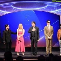Melissa Rauch Instagram - 💝💖💝💖 #cbsupfront @cbstv @kunalkarmanayyar @therealjimparsons @sanctionedjohnnygalecki @kaleycuoco @missmayim #simonhelberg #chucklorre