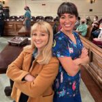 Melissa Rauch Instagram – When I was a little girl and would meet someone with the same name as me I would get SO excited, calling them “Melissa,” “Meliss…” “Mel!” every chance I got. I had the same feeling when @melissavcomedy was on #NightCourt and not just because Melissa has an awesome name…because you just can’t help but be filled with joy when you’re hanging with Melissa in addition to Meliss being insanely talented and so damn funny. I really really loved getting to work with Melissa so much and I can’t wait for you to check Mel out on an all new #nightcourt tonight on @nbc at 8/7c and @peacock #Melissasforever