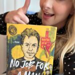 Melissa Rauch Instagram - Back by popular (*not a single person) demand, the book club that The International Literary Society called, "Huh?"...it's RAUCH READS! And well, Rauch Readers, I am over the moon to share this one with you all! NO JOB FOR A MAN - a brilliant memoir by JOHN ROSS BOWIE! Much like @johnrossbowie himself, this book is something extremely special. Whenever John came to The Big Bang Theory where he was played Kripke to comedy gold perfection, I would talk to him every second I got, as conversations with John are always hilarious, insightful and straight up wonderful. Just like this incredible book. Not only has John led a fascinating life, he is a masterful storyteller. I adore JRB and this book. You will be hooked from page one. Two Rauch Reads thumbs up (only one thumb pictured because other thumb was on the phone, but rest assured it was up)! NO JOB FOR A MAN is out today…Start your November off right and get yourself a copy!