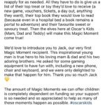 Melissa Rauch Instagram - 💛@oscarskidsireland is the heart & soul of #OscarsKids 💛 It’s run by Oscar’s parents, my dear friends & the most inspiring people I know, Lar & @yavannakeogh 💛 Please read above about the incredible work they’re doing to bring Oscar’s magic to children like beautiful Jack pictured here, who we’re sending so much love to. The Oscar’s Kids Ireland #OscarsKidsPJParty fundraiser is still open too & they have phenomenal prizes that you can win for your support. Please check it out by visiting Oscarkids.ie & donating whatever you’re able. Thank you so very much. 💛