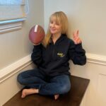 Melissa Rauch Instagram – Guess what? If you missed the premiere of #NIGHTCOURT or want to join us again, you can catch up before Tuesday’s new episode. @nbc is re-airing our first TWO episodes right after the NFL playoff game TONIGHT! Would love for you to come check out TEAM #NIGHTCOURT *That’s the full extent of my sports references. Also, because I’m awesome at social media, here are all the effortless options of me posing so very very naturally with a football. Pro tip: That is totally the proper way to hold a football. 💙