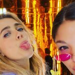 Melissa Roxburgh Instagram - @etamaki asked me if she should buy the following glasses. I said “meh”....she bought them and proceeded to get complimented by literally every human we met last night. 😂💕 moral: ignore melissa fashion advice always. Also who doesn’t go to a party and get pierced....