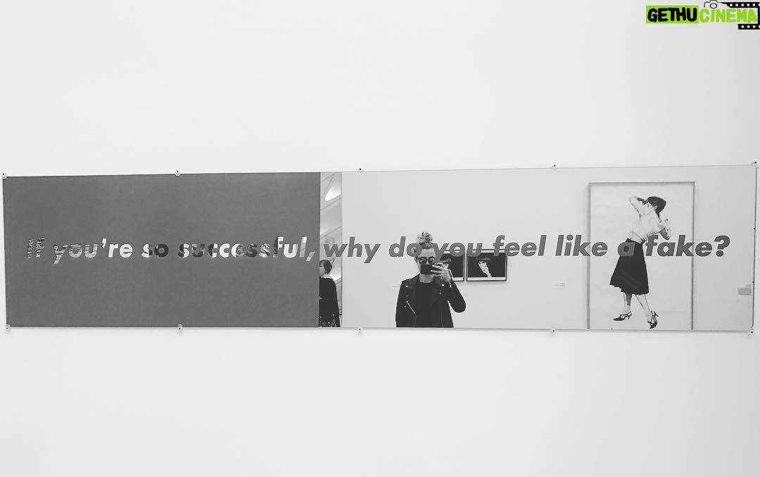 Melissa Roxburgh Instagram - Barbara Kruger does it again @barbarakruger45 #thebroad . "If you're so successful, why do you feel like a fake?"