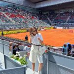 Melyssa Pinto Instagram - El plan de hoy me ha molado muuuucho! No me lo esperaba, nunca me ha llamado la atención el tenis, pero después de hoy y a pesar de no ganar el que esperaba que ganara, (por simple simpatía), porque no conocía a ninguno, ha empezado a gustarme jeje 🎾🫶🏼