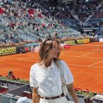 Melyssa Pinto Instagram - El plan de hoy me ha molado muuuucho! No me lo esperaba, nunca me ha llamado la atención el tenis, pero después de hoy y a pesar de no ganar el que esperaba que ganara, (por simple simpatía), porque no conocía a ninguno, ha empezado a gustarme jeje 🎾🫶🏼