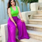 Merna Gamel Instagram - I can’t get enough of this look 🦄💚💜🔮