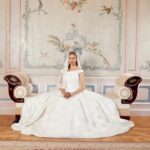 Meryem Uzerli Instagram - How I felt in the most amazing wedding dress of the world ? No words … THE WEDDING DRESS @maison.novague ❤️#maisonnovague