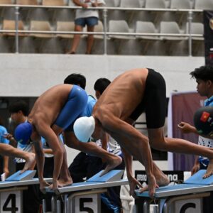 Metinee Kingpayome Instagram - My #skyeboy ain't a boy no more 🩷

But still cheeky as ever 😜 
#cheekymonkey 

#SwimmingChampionshipMartinsCup2024