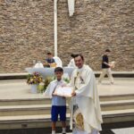 Metinee Kingpayome Instagram - First Communion 🙏 So proud of you #kayden #kingpayomefamily