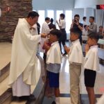Metinee Kingpayome Instagram - First Communion 🙏 So proud of you #kayden #kingpayomefamily
