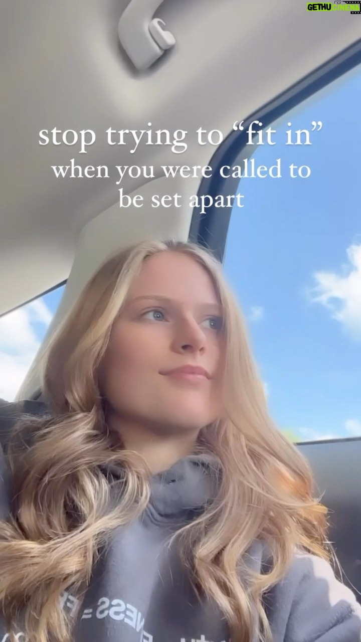 Mia Dinoto Instagram - Stop trying to fit in when you were called to be set apart🤍 • “If you were of the world, the world would love you as its own; but because you are not of the world, but I chose you out of the world, therefore the world hates you.“ - John 15:19 “Do not be conformed to this world, but be transformed by the renewal of your mind, that by testing you may discern what is the will of God, what is good and acceptable and perfect.” - Romans 12:2 • #setapart #Christianinspiration #Christianliving #Christianblogger