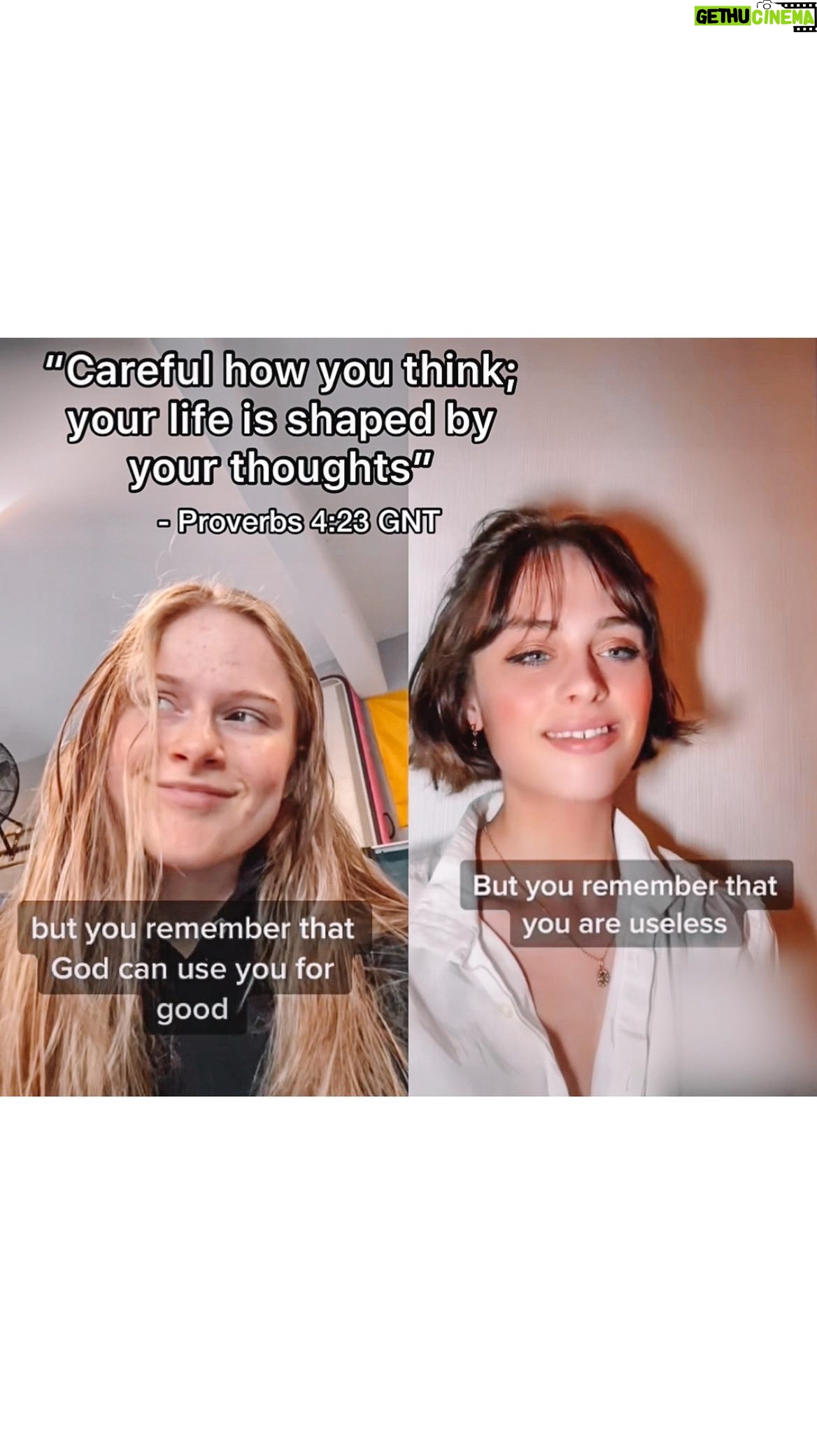 Mia Dinoto - 1.2K Likes - “Careful how you think; your life is shaped by your
thoughts”
- Proverbs 4:23 GNT
