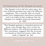 Mia Dinoto Instagram - The evidence for the reliability of the Gospels are strong and compelling. Swipe to see 7 reasons why >>> #notsponsored #evidencebased #Christianencouragement #HeisRisen #Apologetics #Christian #Christianinspiration #Gospel #canwetrustthebible #coldcasechristianity #coldcase #faith