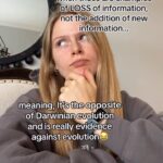 Mia Dinoto Instagram - Evolutionists believe that matter on its own created everything… but “there is no known natural law through which matter can give rise to information, neither is any physical process or material phenomenon known that can do this.” (Werner Gitt, In the Beginning Was Information) Because there is no real evidence for ￼￼darwinian evolution, they’re attempt to prove it, backfires. ￼ Please understand many mainstream scientists aren’t atheist because of the evidence, but because they bring a pre-supposition that there is no God into the evidence. The evidence they observe doesn’t make them athiest, instead they force their atheism onto the evidence dispite what they observe. Evolution is simply the result of people tying to get God out of the picture for political, moral and evil reasons so don’t fall for the lie. - Satan is a liar and the father of lies. - John 8:44 #athiesmalwaysfails #athiesm