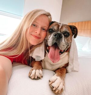 Mia Dinoto Instagram - I’m so blessed to have had the best dog / friend to grow up with and I thank God for every moment I got to spend with him. 
Life is short and tomorrow is never promised so always remember to hug your loved ones, be the light of the world, cherish every moment God gives you life, and most importantly give your life to Jesus before it’s too late. ❤️

“And just as it is appointed for man to die once, and after that comes judgment” 
- Hebrews 9:27
 
“For God so loved the world, that he gave his only Son, that whoever believes in him should not perish but have eternal life.” - John 3:16