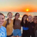 Mia Dinoto Instagram - Praise The Lord for beautiful sunsets, wonderful friends, and my sisters in Christ 🌅🫶 #thankful #IronSharpensIron