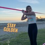 Mia Talerico Instagram - Good times #slackline #california #instagramreels #reelsinstagram #smile #beachlife #reels #winterincalifornia #golden