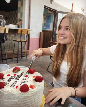 Mia Talerico Instagram - Here’s to 15!!! I had an amazing birthday celebrating with friends and family, thank you all for your kind wishes💞💞💞 I’m sure you’ll all be excited for what I have coming up next🤫🤫#birthdaygirl #15 #virgo #smile