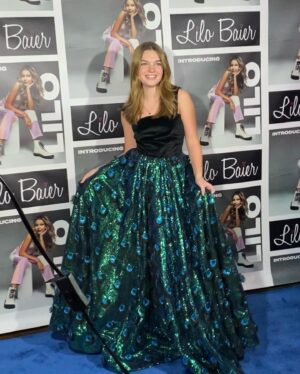 Mia Talerico Instagram - Had a great time celebrating @lilobaier #introducingliloep #winter #formal Thank you @issabeauco for the #couture dress @keyelementspr