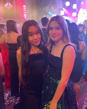 Mia Talerico Instagram - Had a great time celebrating @lilobaier #introducingliloep #winter #formal Thank you @issabeauco for the #couture dress @keyelementspr
