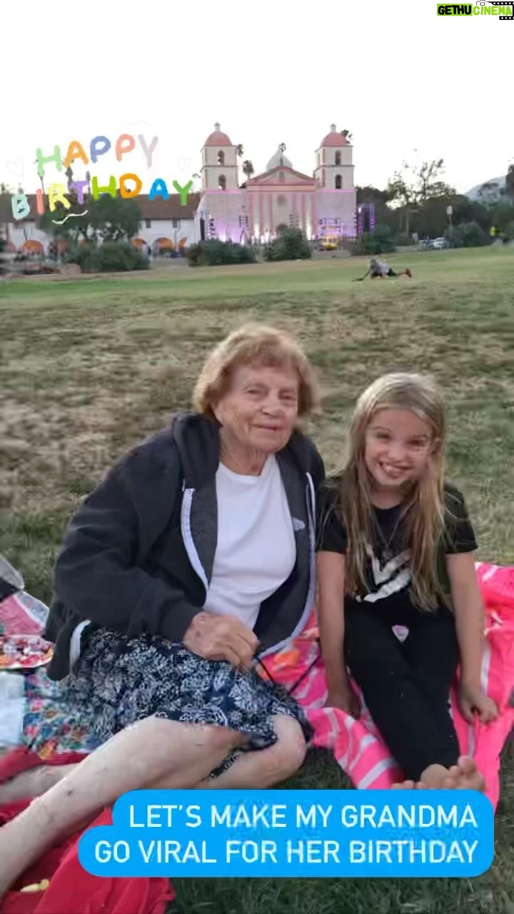 Mia Talerico Instagram - #HappyBirthday Grammy Let’s make my #grandma go viral on her birthday @lwiswall She’s always got a smile on her face and is the life of the party #love #family #johnnycash #smile