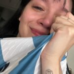 Mica Suárez Instagram - SOMOS CAMPEONES, ESTO ES HISTORICO, QUE HERMOSO SER ARGENTINA ❤️😭🇦🇷