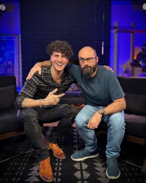 Michael Stevens Instagram - i spent a day with VSAUCE… coming friday @electricpants
