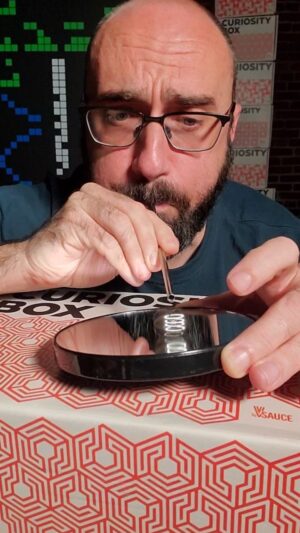 Michael Stevens Instagram - Hurricane Balls 🤝 Curiosity Box!
PRE-ORDER WITH CODE "BALLS" TO SAVE $20
⚪️⚪️ CuriosityBox.com ⚪️⚪️
We designed these for maximum speed: thousands of RPM! 

#curiositybox #curiosity #stemtoys #STEM #physics #light #hurricaneballs #rpm #mirror #spin #eulersdisc #vsauce #toy #sciencetoys #sciencegifts