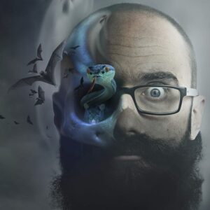 Michael Stevens Instagram - What is the scariest thing? Is it even possible to answer such a question? In my new video (LINK IN BIO!) I explore whether there exists a grand, unifying terror....