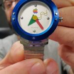 Michael Stevens Instagram - The FIRST Apple watch (1995) #apple #watch #history #macintosh #memphisgroup #AlainSilberstein #design #90s #watchcollection