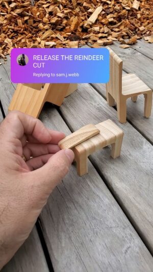 Michael Stevens Instagram - The 'reindeer' ... and more!

#wood #folktoy #puzzle #woodworking #pioneerpuzzle #reindeer #train #desk #dollhousefurniture #highchair #wonderblock #office
