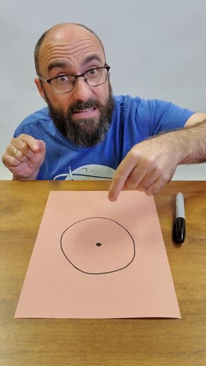 Michael Stevens Instagram - circle dot trick