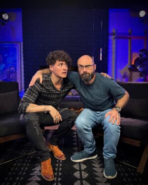 Michael Stevens Instagram - i spent a day with VSAUCE… coming friday @electricpants