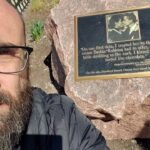 Michael Stevens Instagram - The Obama Kissing Rock #Obama #kiss #history #chicago #1989 #michelleobama #barackobama #hydepark #Illinois #universityofchicago #monument #baskinrobbins #president #Whitehouse #potus #usa