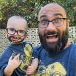 Michael Stevens Instagram - Happy Halloween from me and my daughter! 🌽