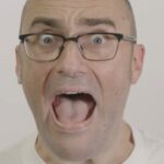 Michael Stevens Instagram - that time I shaved off my beard 👩‍🦲 For more of my bare-face (and to see why I did it), check out "Illusions of Time" on YouTube ⏳️🕝
